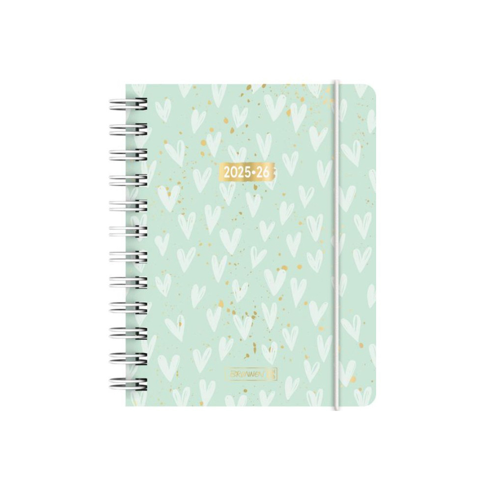 brunnen-2025-2026-diary-a6-352-sheets-hearts
