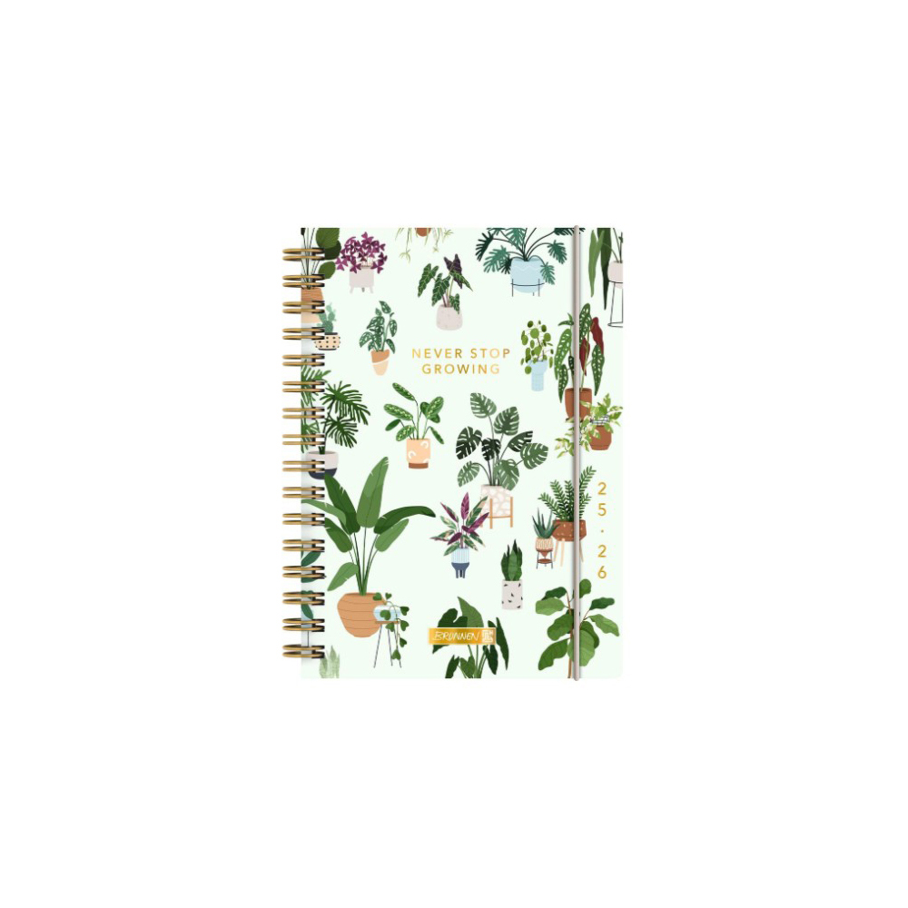 brunnen-2025-2026-diary-a5-352-sheets-plants