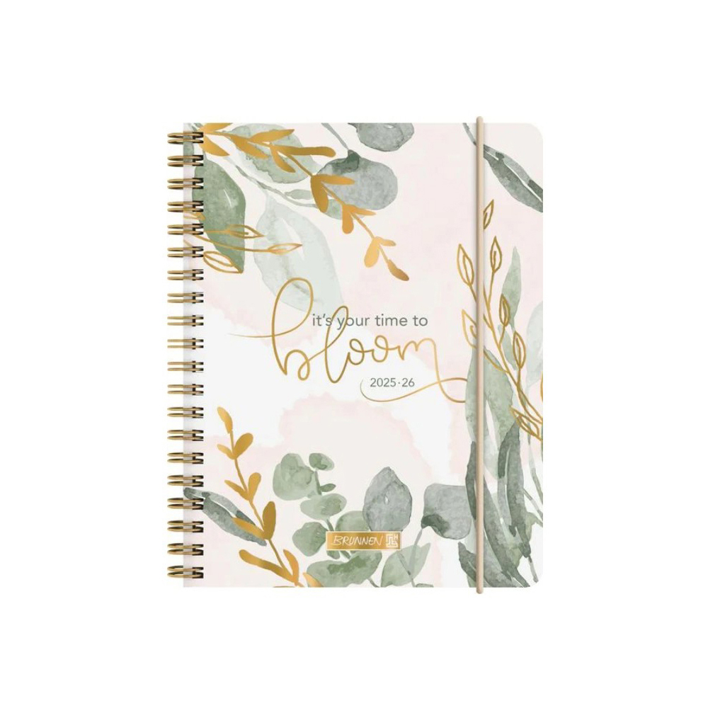 brunnen-2025-2026-diary-a5-208-sheets-bloom