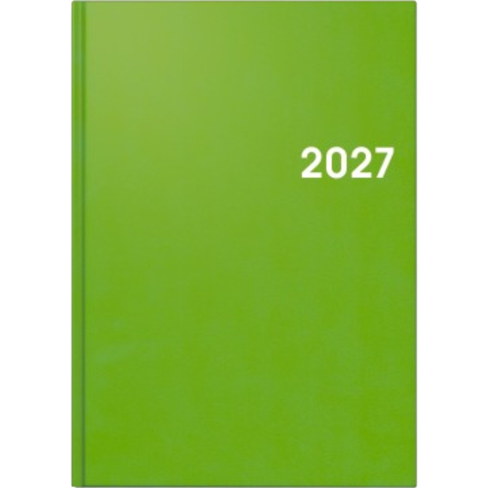 2027-a5-hardcover-diary-green