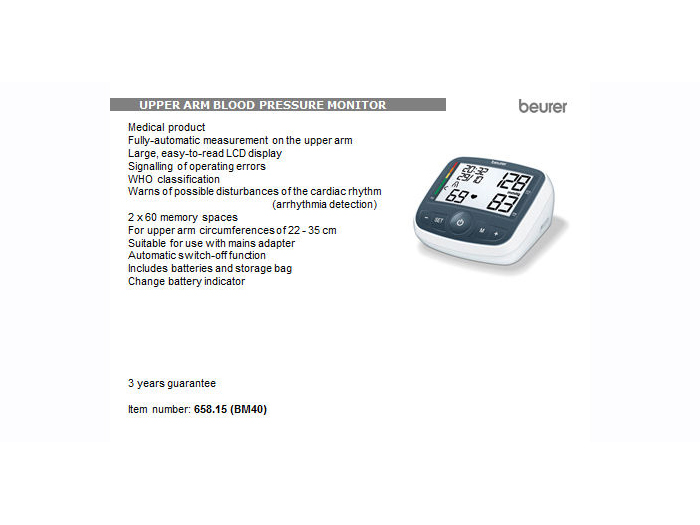 beurer-bm-40-upper-arm-blood-pressure-monitor