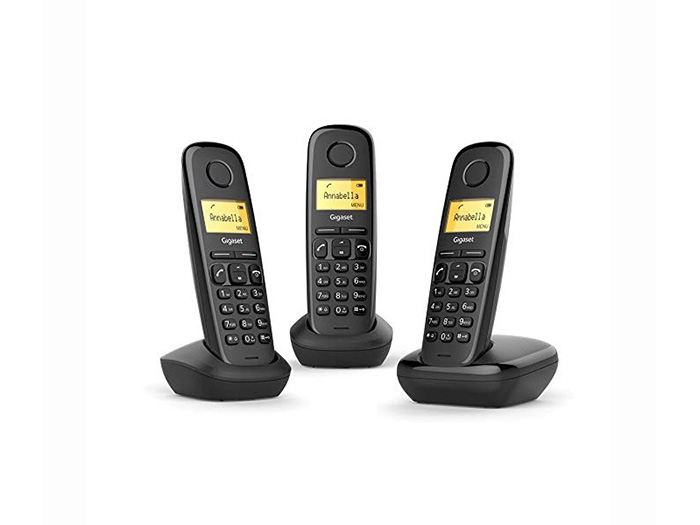 siemens-gigaset-black-cordless-trio-phone-a170