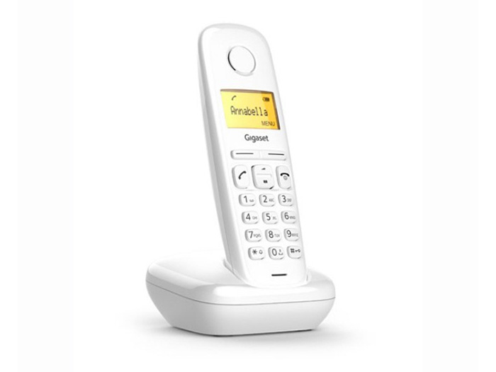 siemens-gigaset-white-cordless-phone-a170