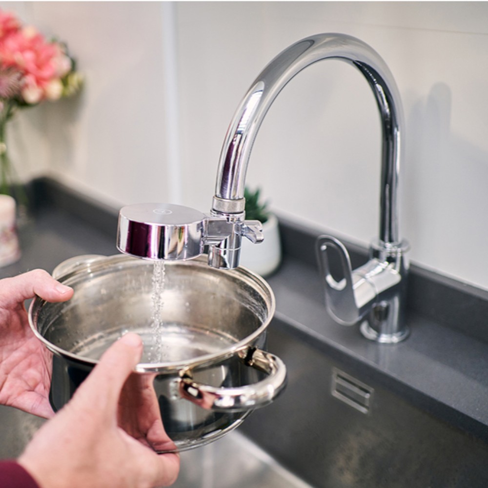 ecopro-compact-tap-water-filter-starter-pack-system-1-cartridge-refill-chrome