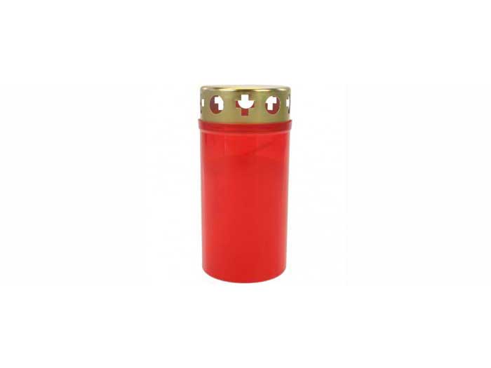 red-grave-candle-with-gold-top-approx-43h-h-11cm-d-5-5cm
