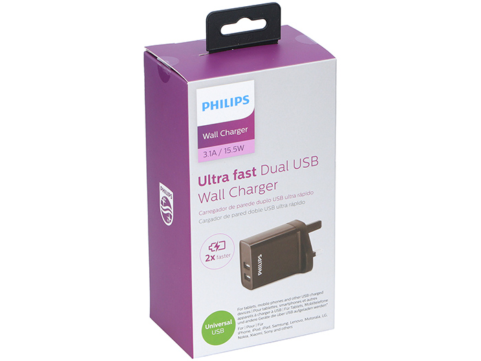 philips-dlp2610-05-ultra-fast-dual-usb-wall-charger-230v