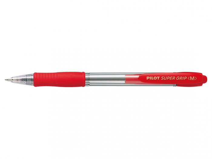 pilot-bp-super-grip-medium-tip-pen-red