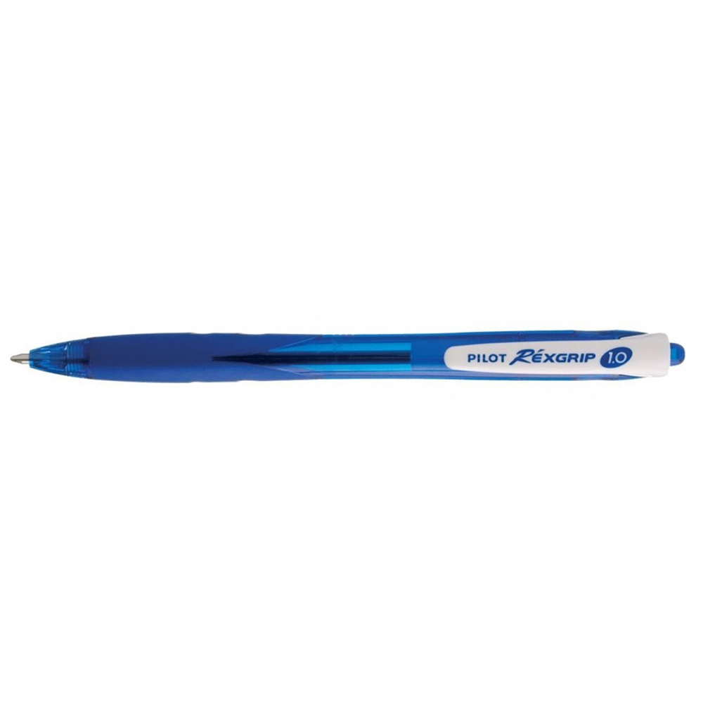 pilot-rexgrip-begreen-medium-tip-ballpoint-pen-blue