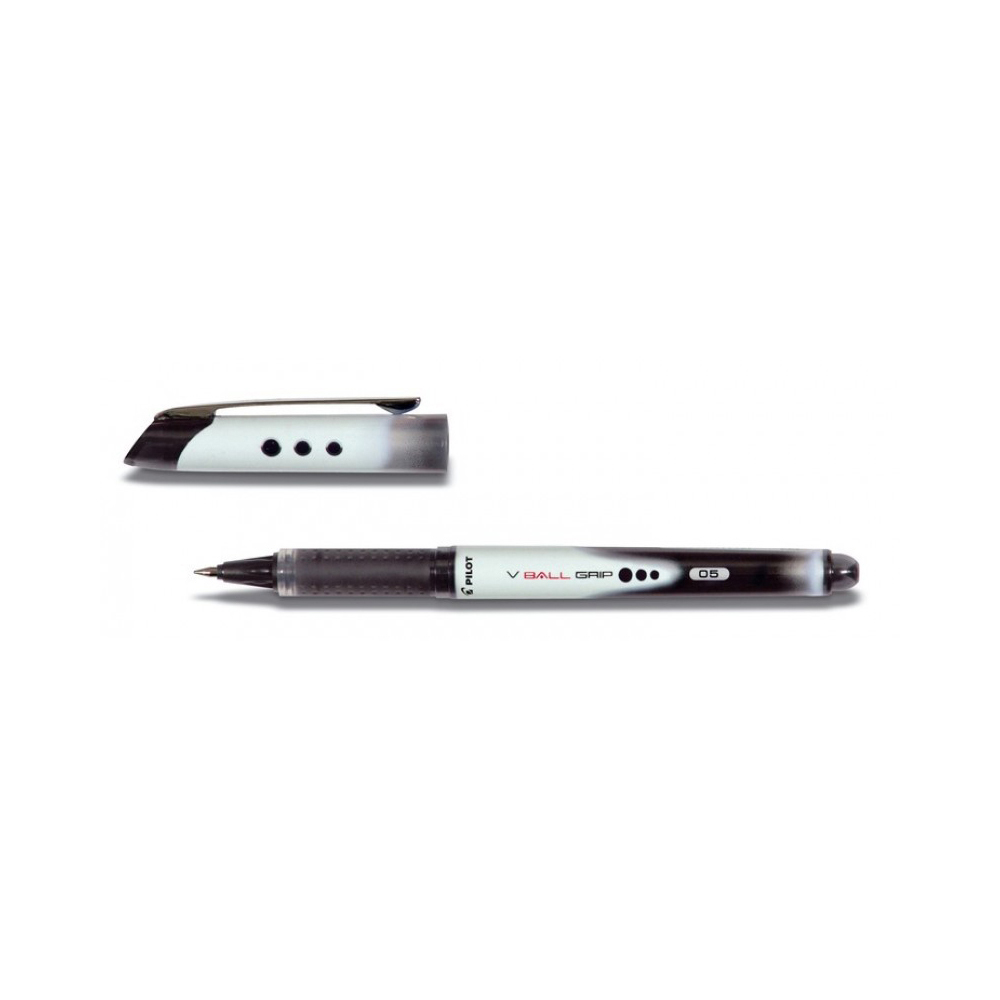 pilot-0-7-medium-liquid-ink-v-ball-grip-pen-black