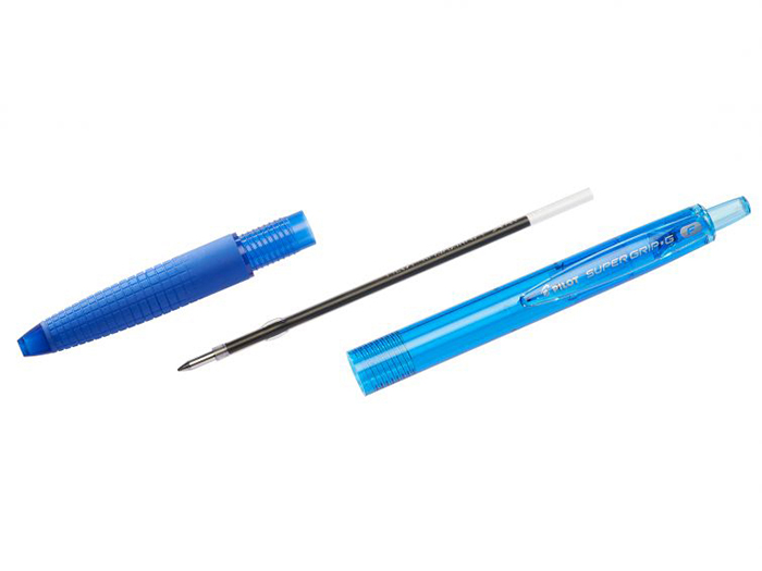 pilot-super-grip-gmedium-ballpoint-retractable-pen-blue