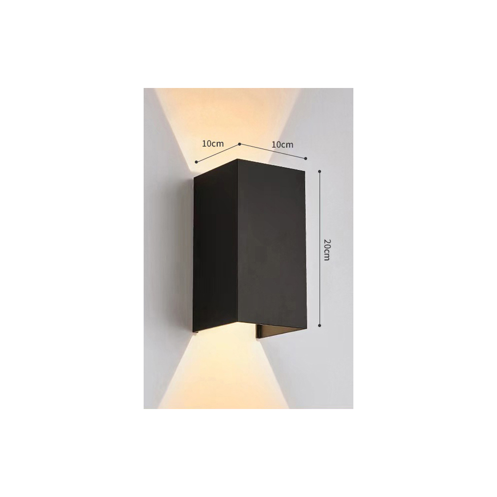 rectangular-up-down-outdoor-led-wall-light-black-warm-white-12w