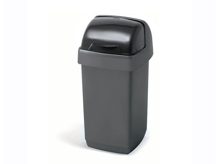 addis-roll-top-waste-bin-dark-grey-10l-22-5cm-x-23cm-x-42-5cm