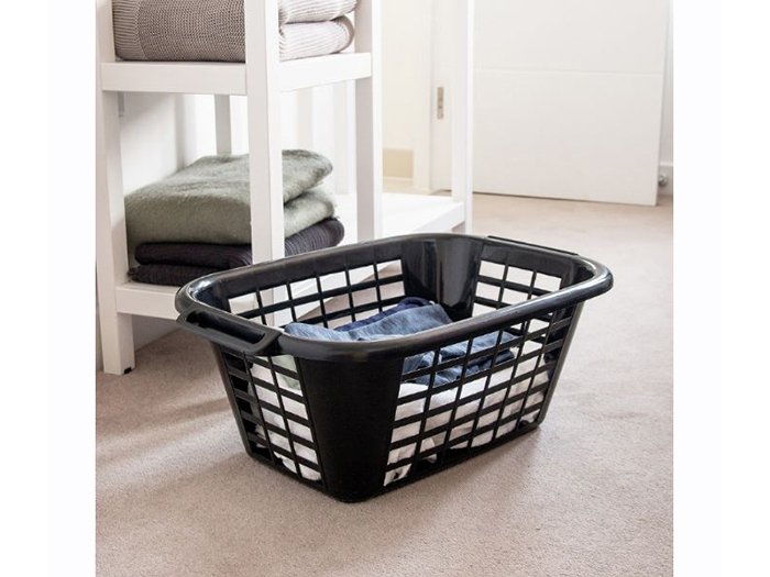addis-perforated-laundry-basket-black-40l-66cm-x-45cm-x-27cm