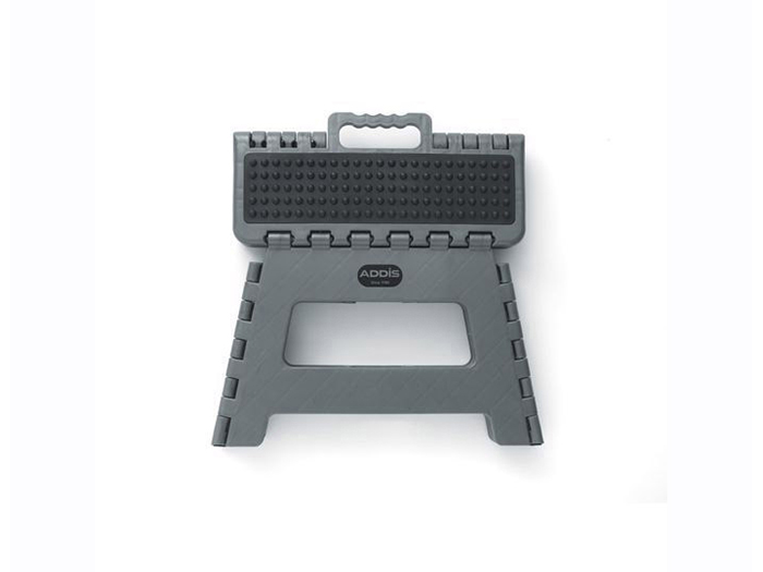 addis-plastic-folding-step-stool-metallic-silver-150kg