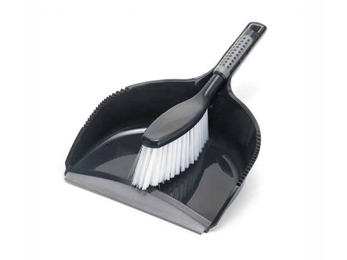 addis-charcoal-grey-comfigrip-dustpan-and-brush-23cm-x-11cm-x-35cm