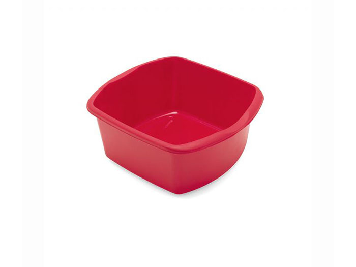 addis-square-plastic-basin-red-8l
