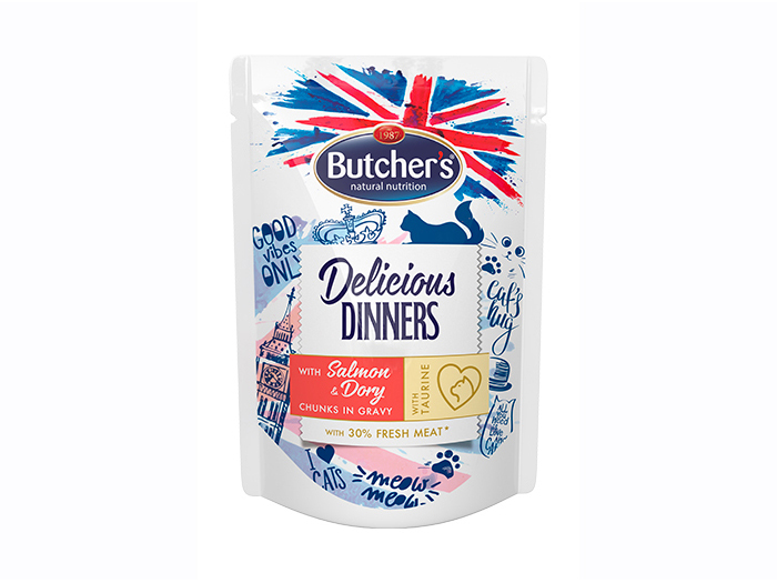 butcher’s-delicious-dinners-chunks-in-gravy-with-salmon-and-sea-bream-cat-food-100g
