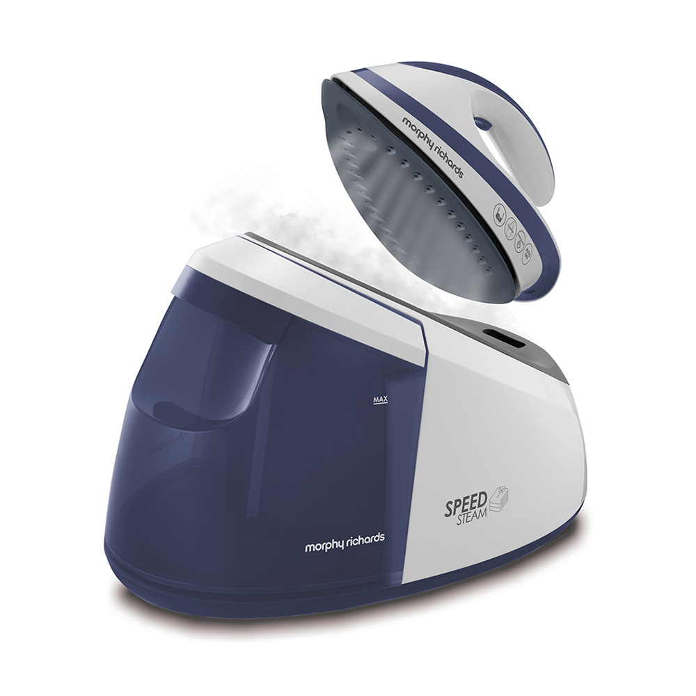 morphy-richards-ceramic-speed-steam-generator-iron-white-blue-3000w