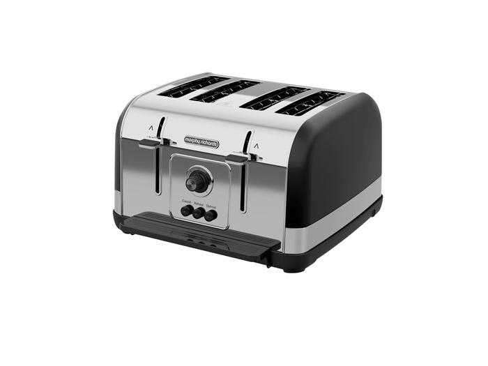 morphy-richards-venture-brushed-stainless-steel-and-black-4-slice-toaster-1800w