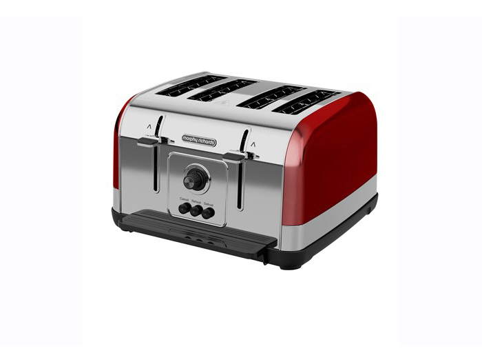 morphy-richards-venture-brushed-stainless-steel-and-red-4-slice-toaster-1800w