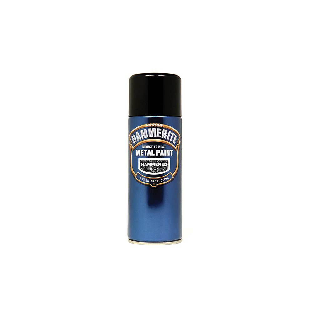 hammerite-direct-to-rust-paint-hammered-black-spray-400ml