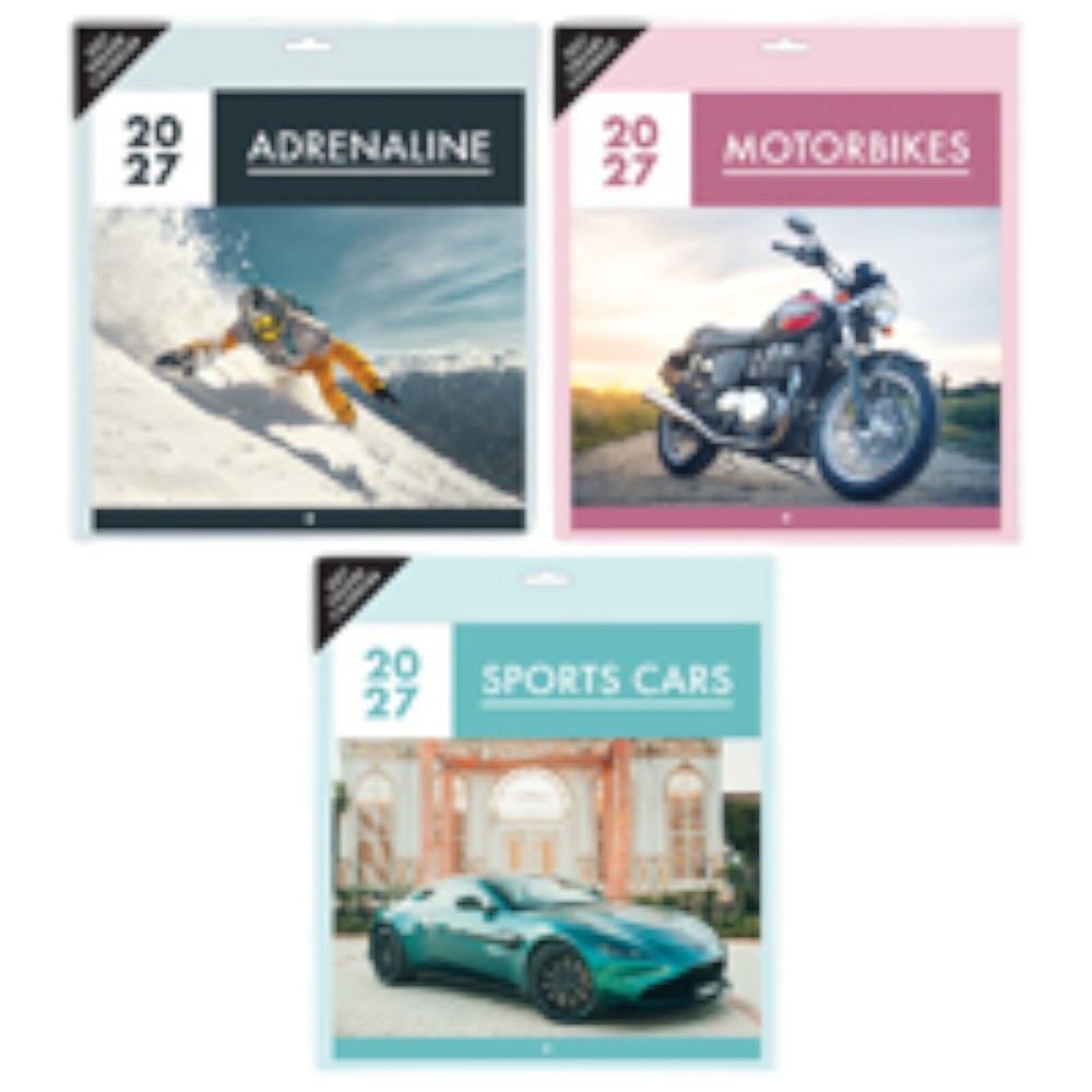 2027-vehicle-adventure-slim-wall-calendar-assorted-designs