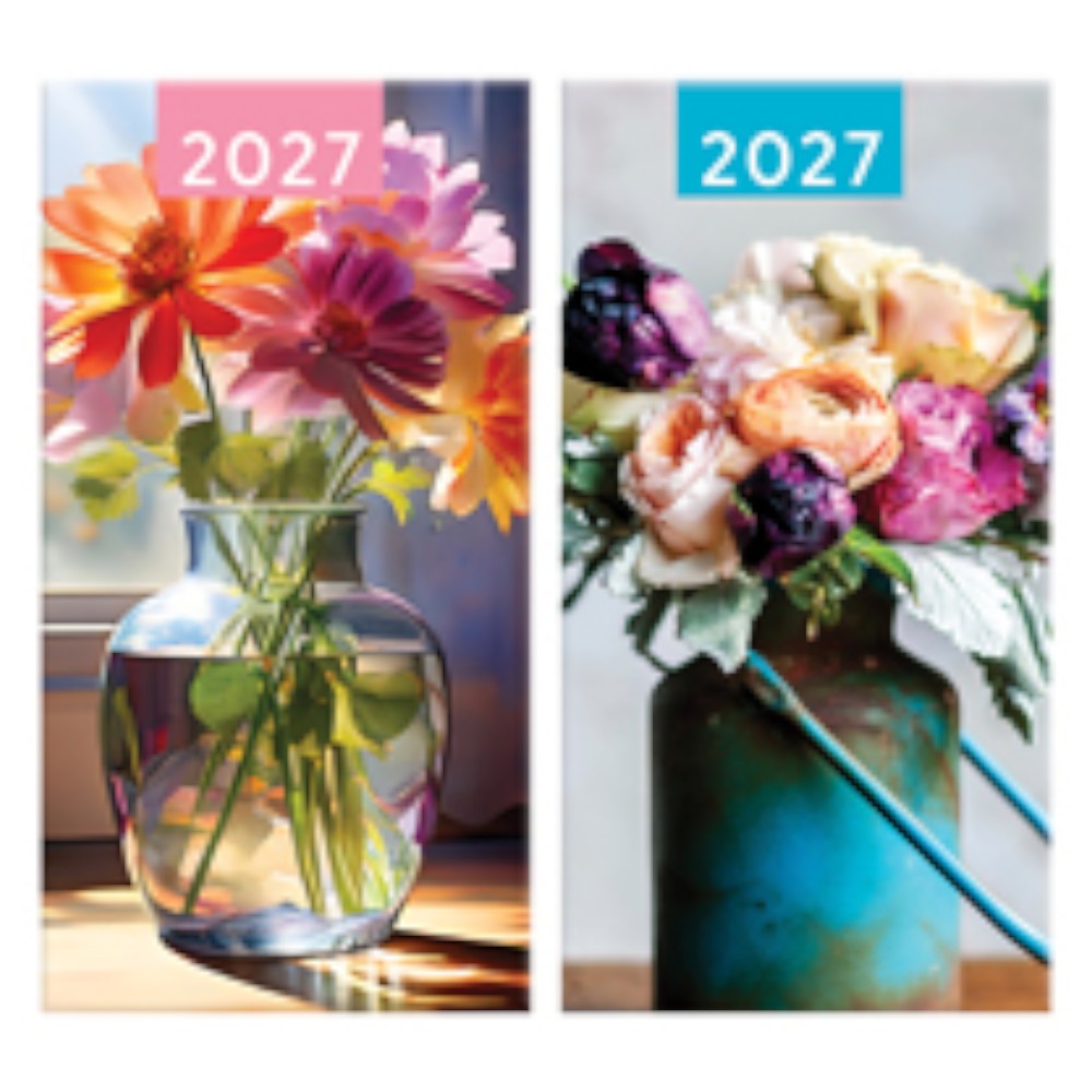 2027-pocket-diary-assorted-flower-vase-designs