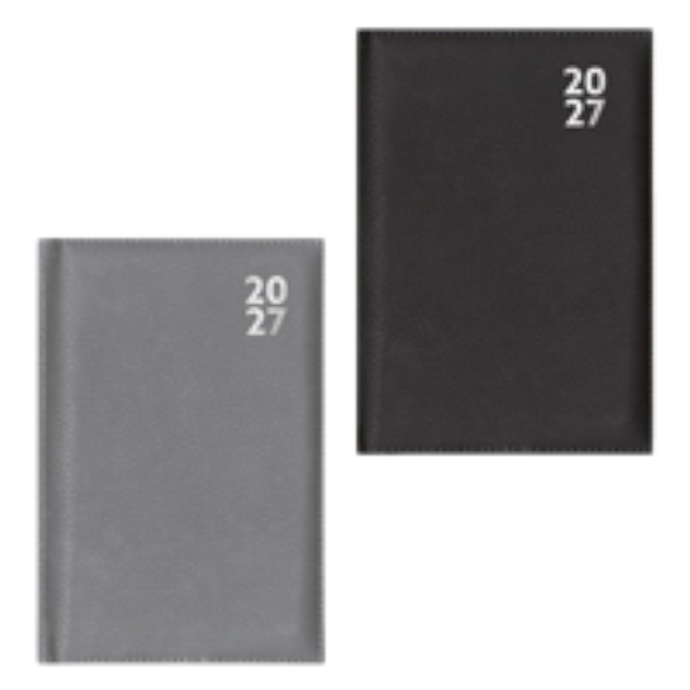 2027-pocket-diary-grey-black-assorted-colours