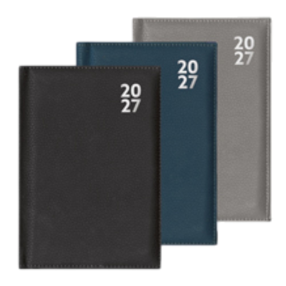 2027-a4-week-to-view-premium-diary-assorted-black-blue-grey-colours