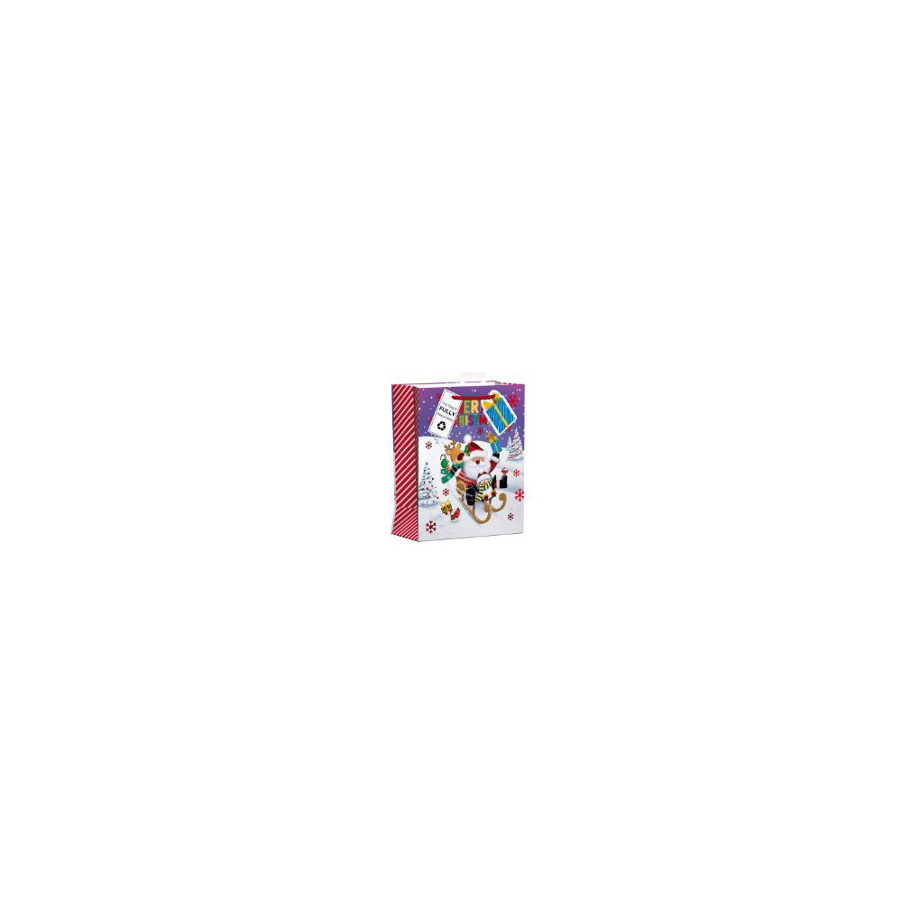 christmas-santas-sleigh-medium-gift-bag