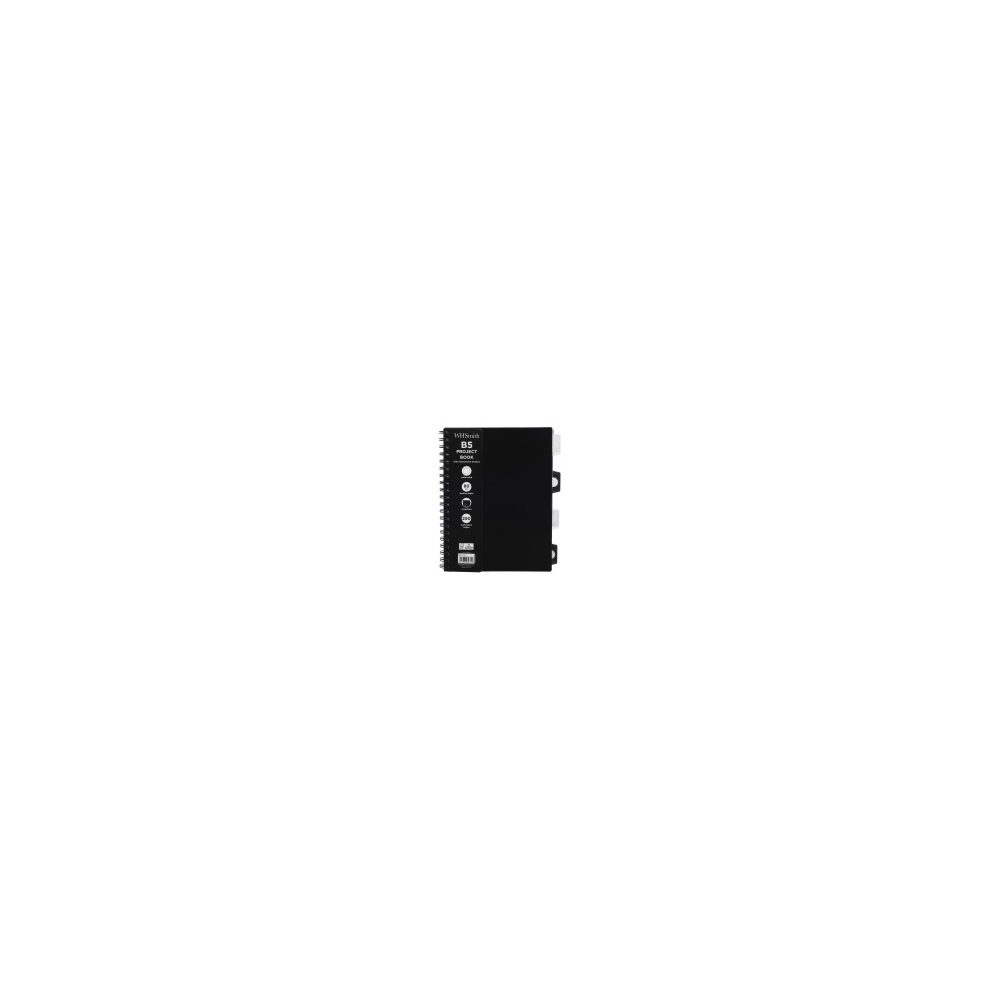wh-smith-project-book-a4-250-pages-with-5-dividers-black
