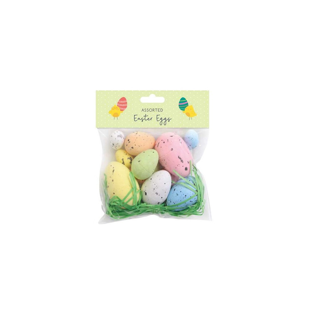 easter-eggs-with-artificial-grass-pack-of-12-pieces-2-assorted-designs