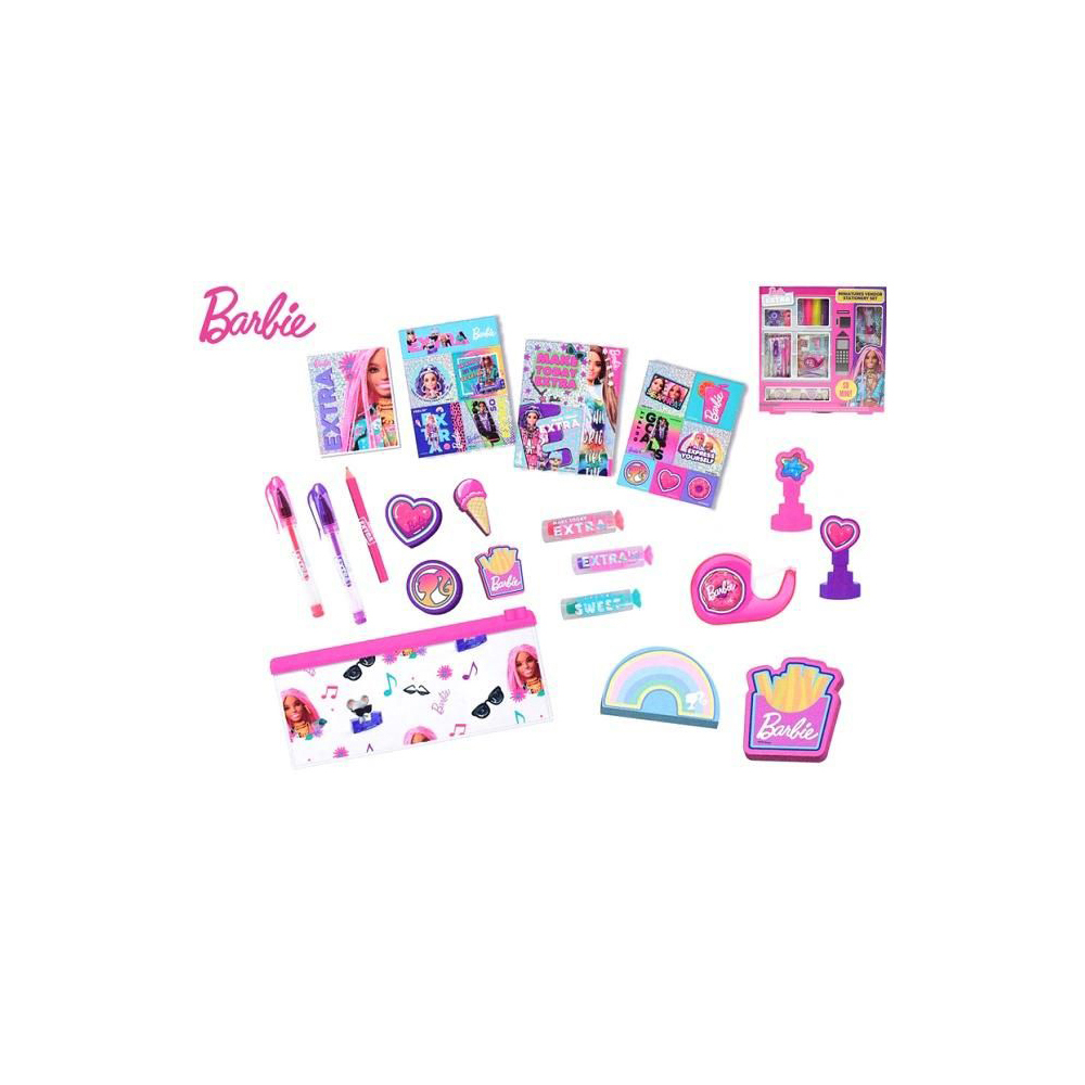 barbie-extra-miniatures-vending-stationery-set