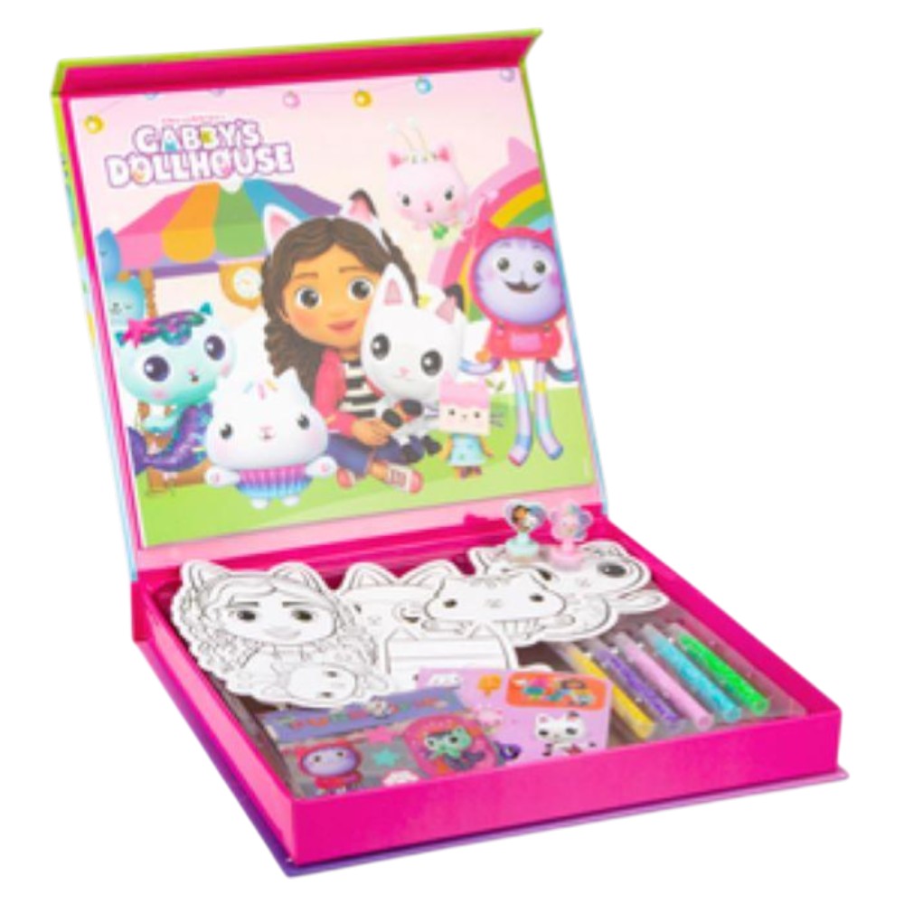 toys-gabby-s-dollhouse-colouring-case-art-craft-creative-set-stationery-pink
