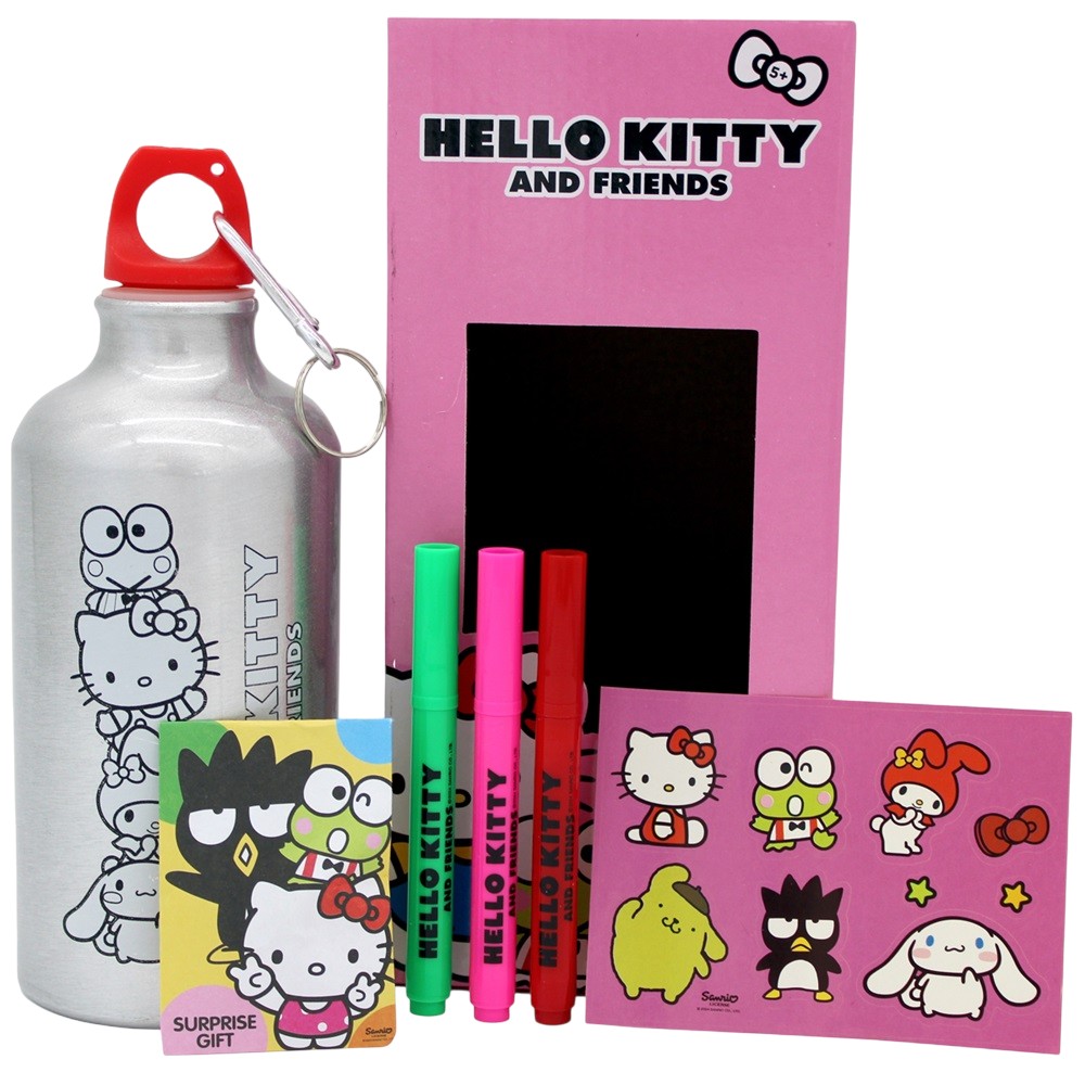 hello-kitty-and-friends-doodle-water-bottle-set