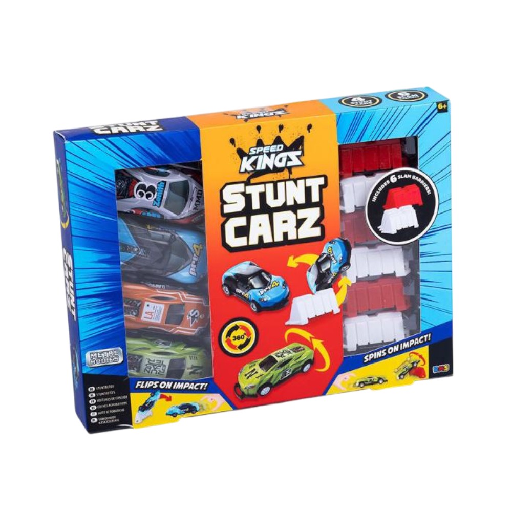 stunt-cars-set-of-4-pcs-and-6-slam-bollards