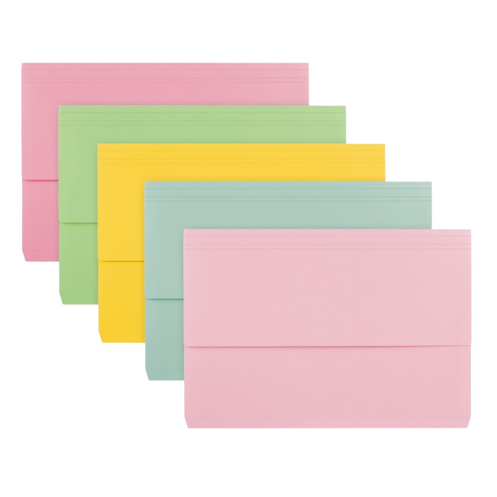 document-wallet-card-a4-assorted-pastel-colours