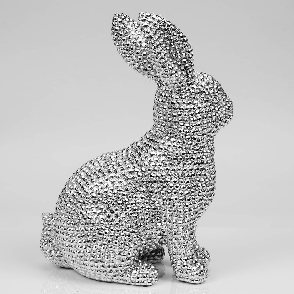 diamante-effect-rabbit-figurine-home-ornament-silver