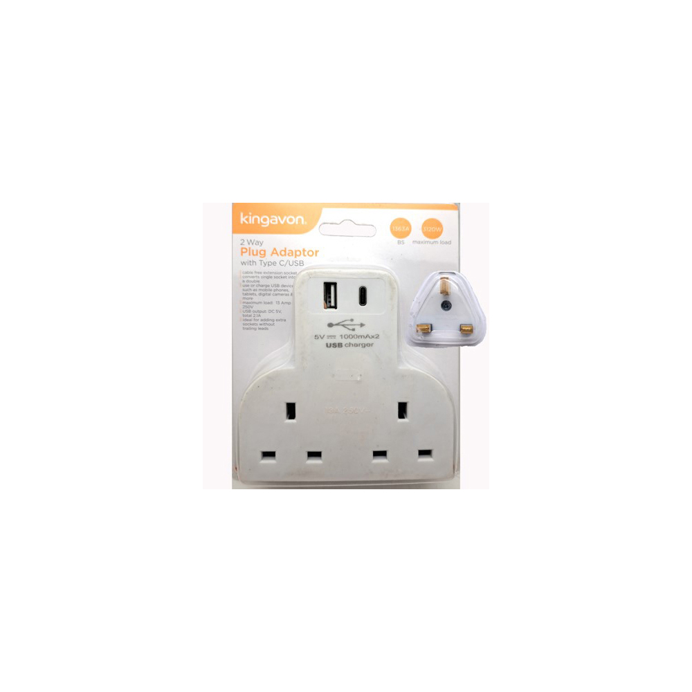 kingavon-2-way-plug-adaptor-with-type-c-usb