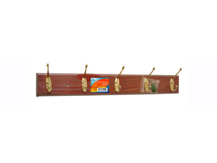 5-hook-coat-rack-mahogany-50-cm