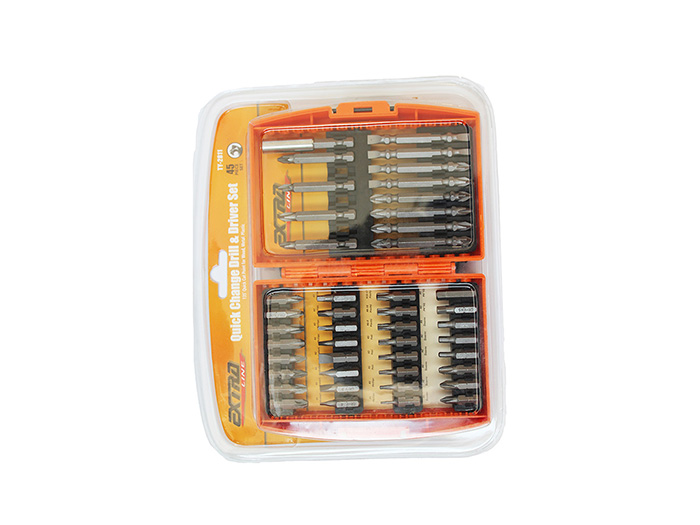 extra-line-quick-change-drill-and-driver-set-45-pieces