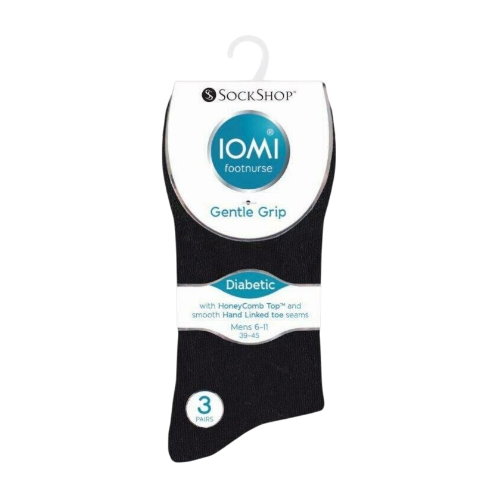 iomi-footnurse-gentle-grip-diabetic-socks-3-pairs-black-46-50