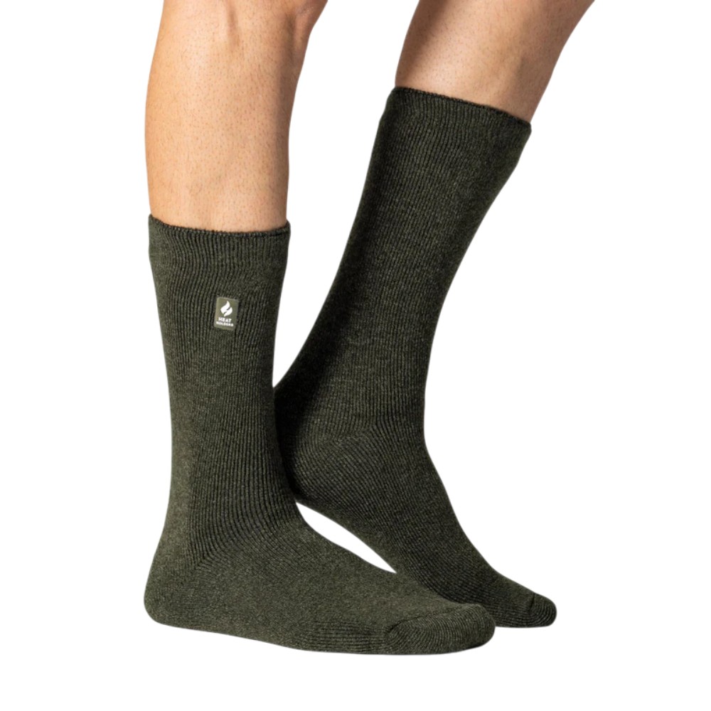 heat-holders-mens-lite-dunlin-plain-socks-forest-green-39-45