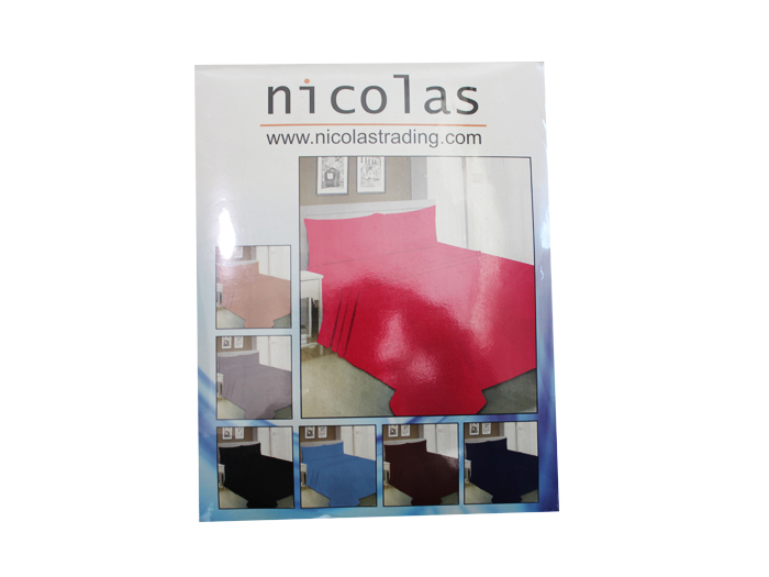 nicolas-double-plain-sheet-set-7-assorted-colours