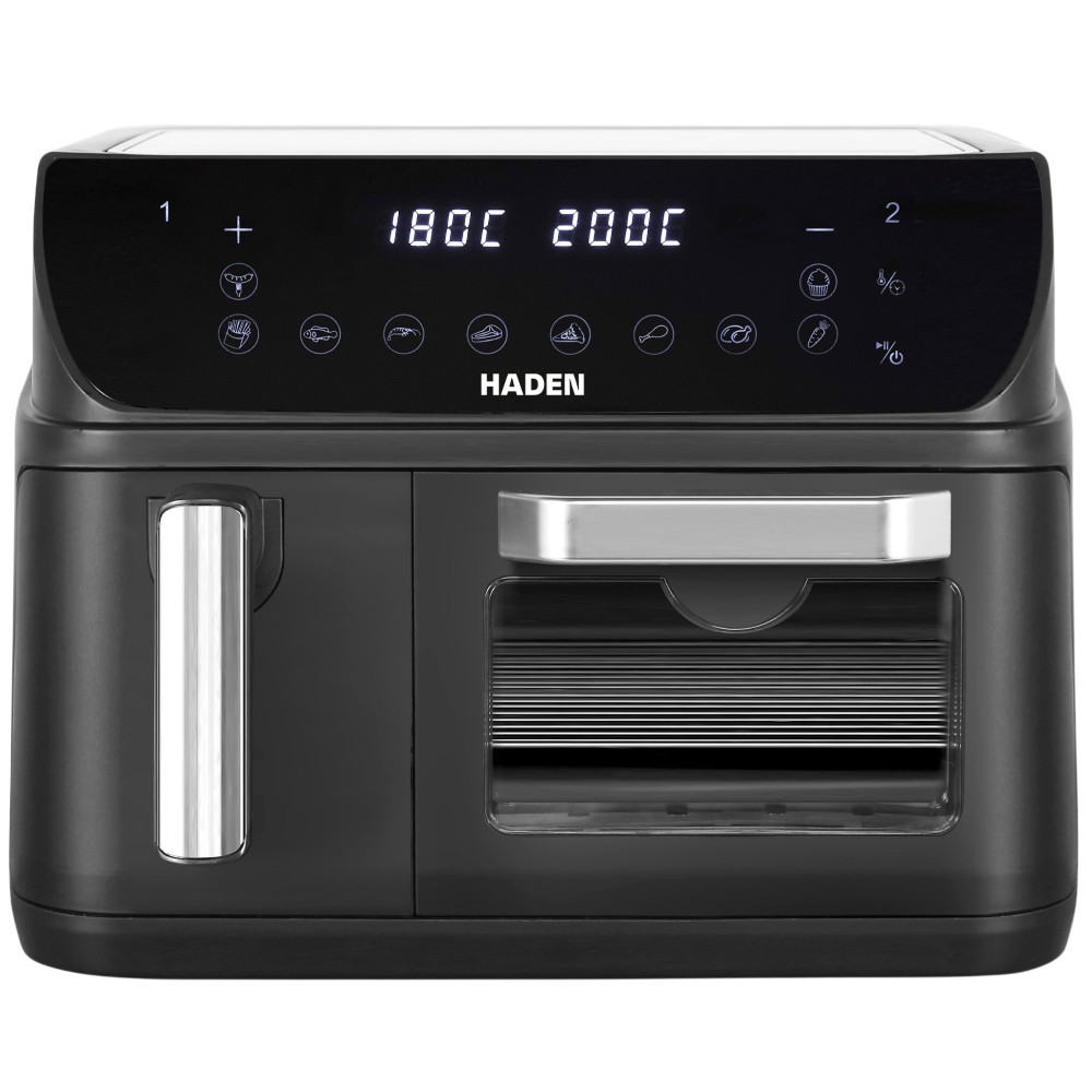 haden-dual-drawer-air-fryer-d-12-l-black
