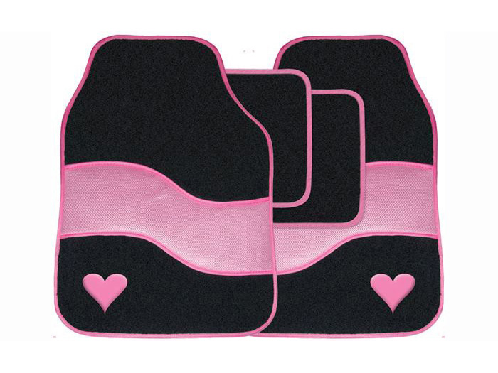 streetwize-think-felt-car-mat-pink-set-of-4-pieces