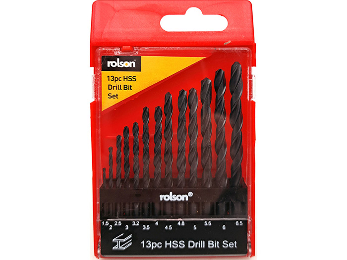 rolson-hss-drill-bit-set-of-13-pieces