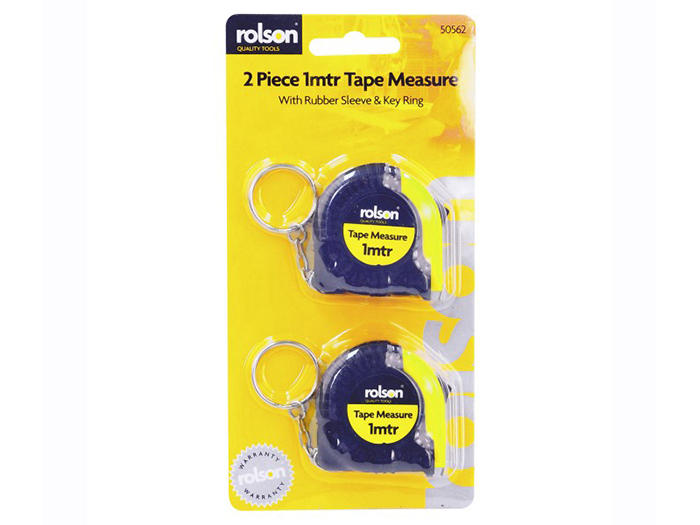 rolson-2-pieces-tape-measure-1m