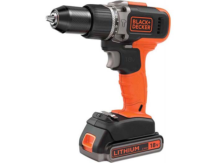 black-decker-18-volt-2-speed-cordless-drill-with-two-batteries-4-0ah-and-2-0ah-orange