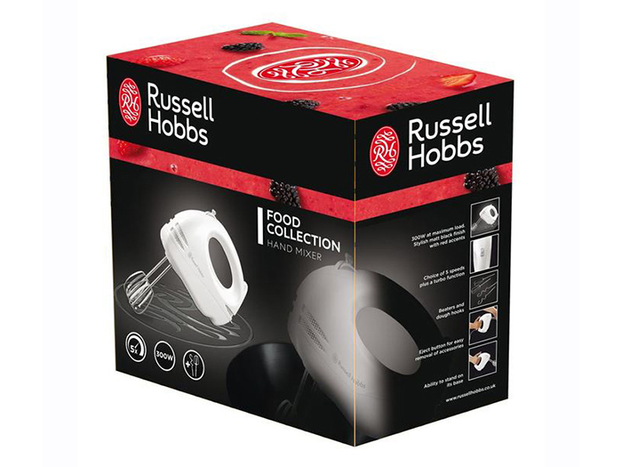 russell-hobbs-white-food-collection-6-speed-hand-mixer-with-2-beaters